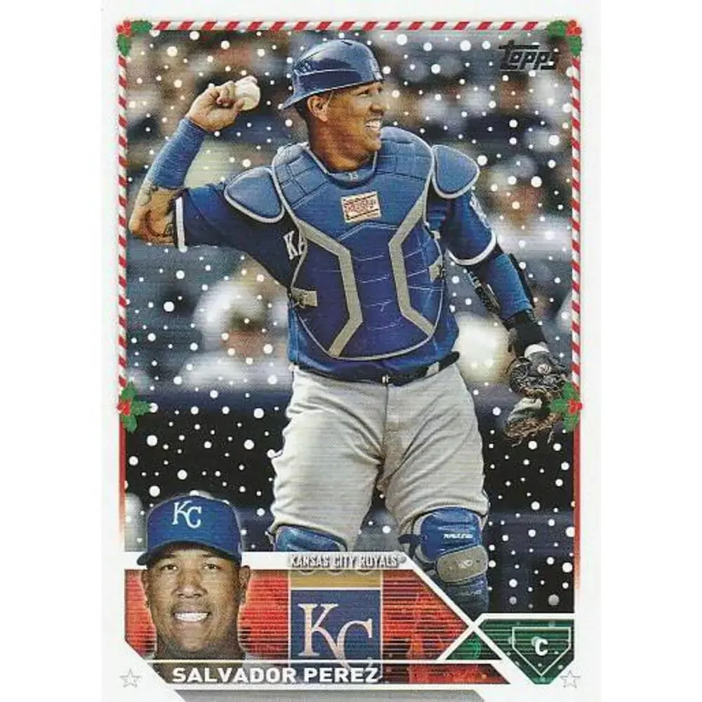 2023 Topps Holiday Salvador Perez H59 Kansas City Royals